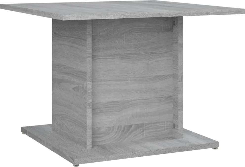 vidaXL szürke sonoma színű szerelt fa dohányzóasztal 55,5x55,5x40 cm