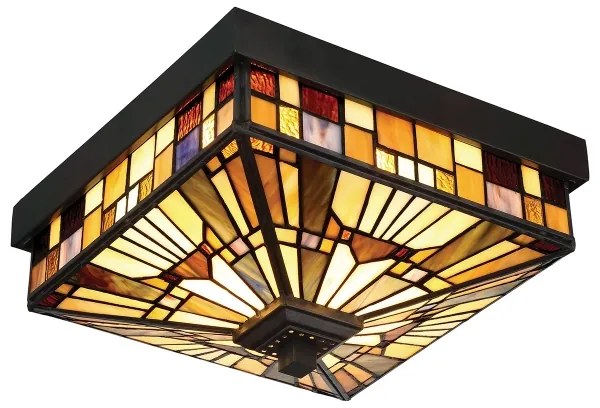 Elstead QZ-INGLENOOK-F - Kültéri mennyezeti lámpatest INGLENOOK 2xE27/60W/230V IP44