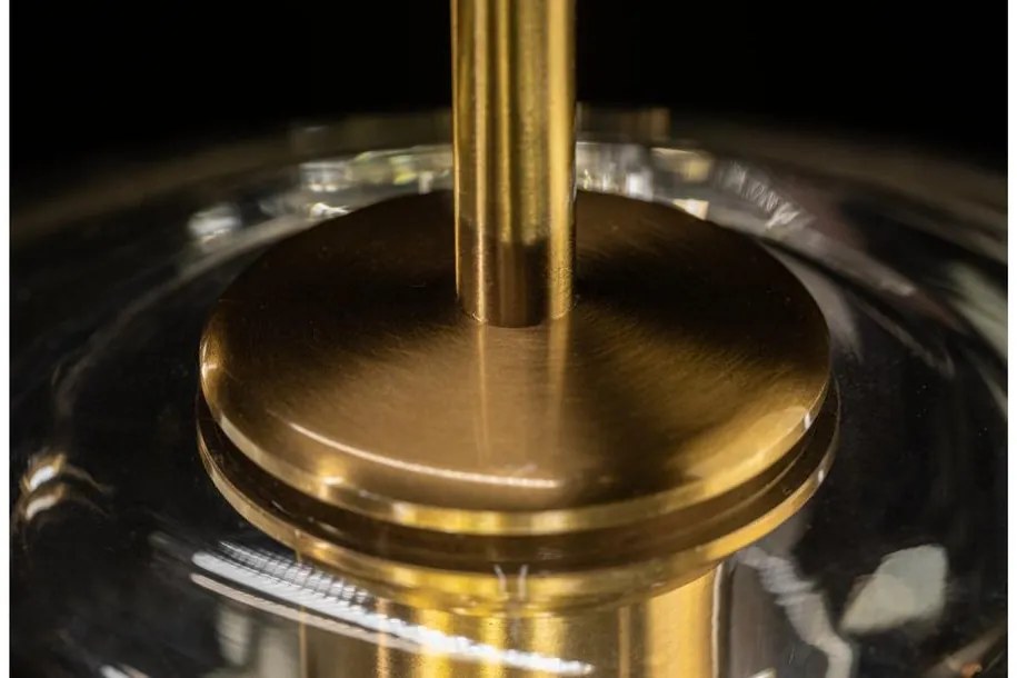 Lámpa Mennyezeti lámpatest LIME,7887,AC220-240V,50/60Hz,1*E27,IP20,átmérő 35CM,egyes,arany