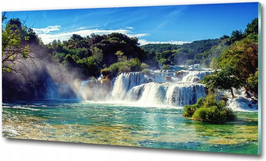 Fotó üvegkép Felhők madártávlatból 100x70