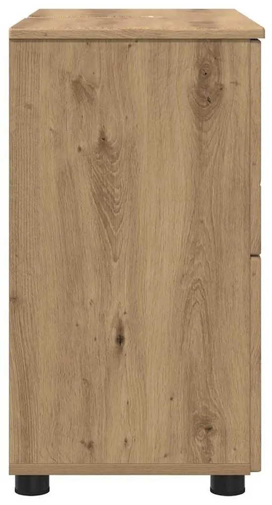 Fürdőszoba Székény kézműves tölgy 76.5 x 35 x 64 cm Faanyag