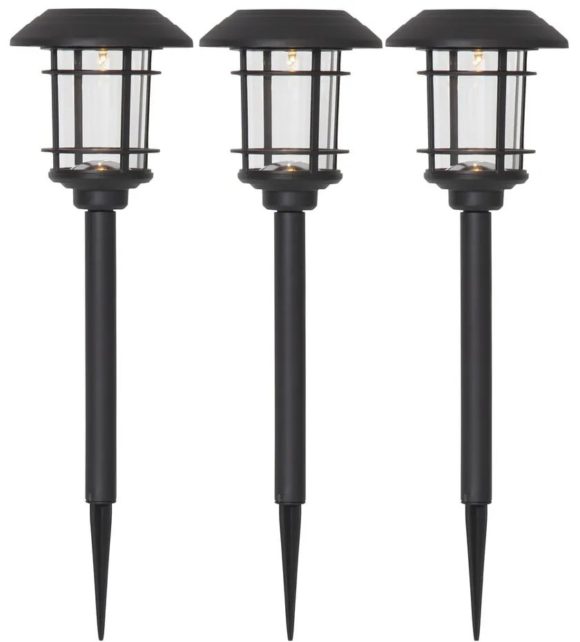 Fride 3 db kerti napelemes LED lámpa, magasság 34 cm - Star Trading