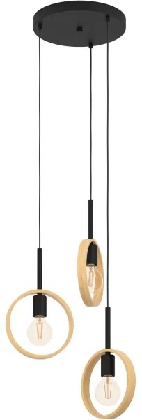 Eglo 43551 - Csillár zsinóron IPSDEN 3xE27/40W/230V