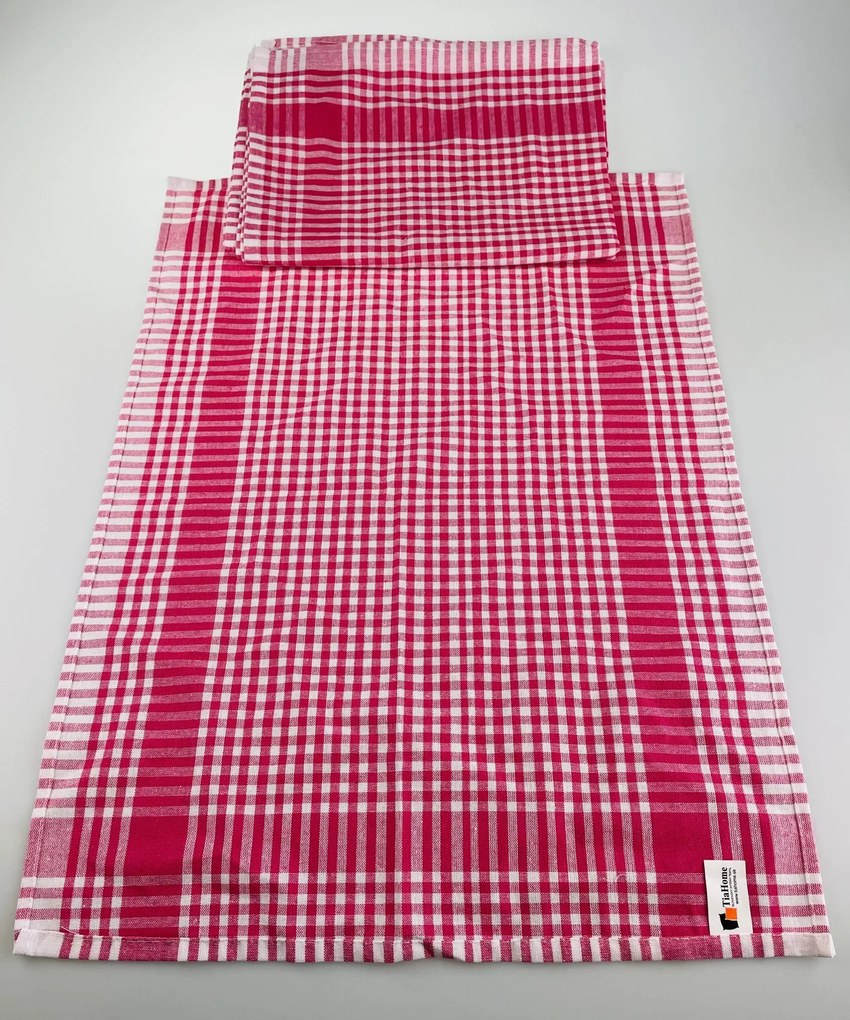 Konyharuha pamut Piros 50x70cm TiaHome