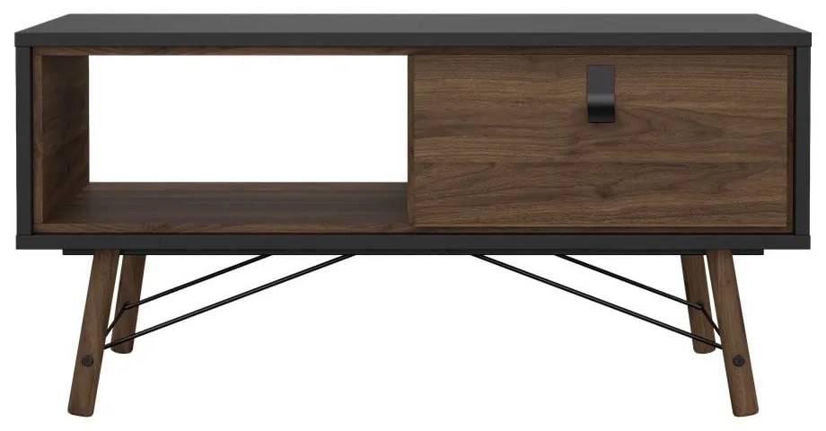 Sötétbarna dohányzóasztal 48x102 cm Ry – Tvilum