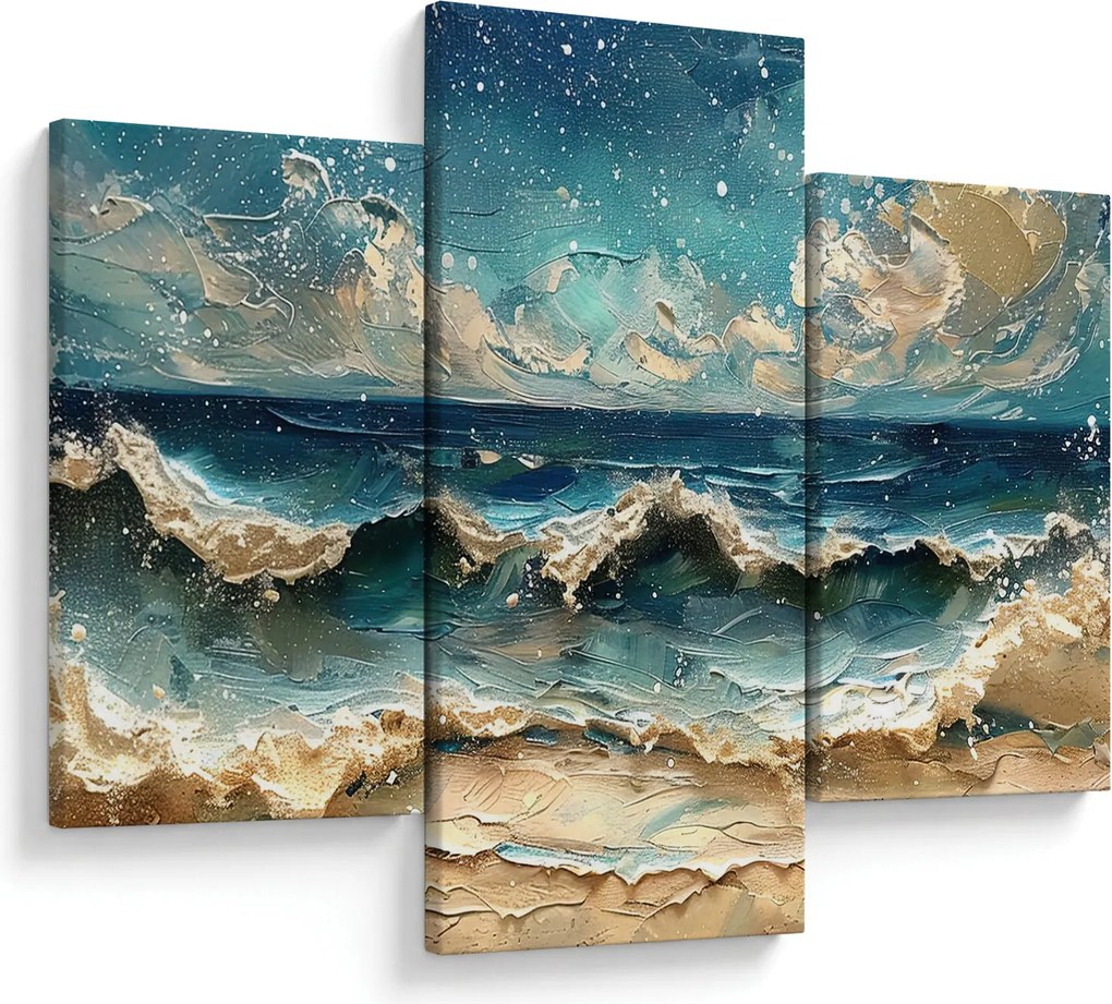 Kép - A tenger festése (90x60 cm)