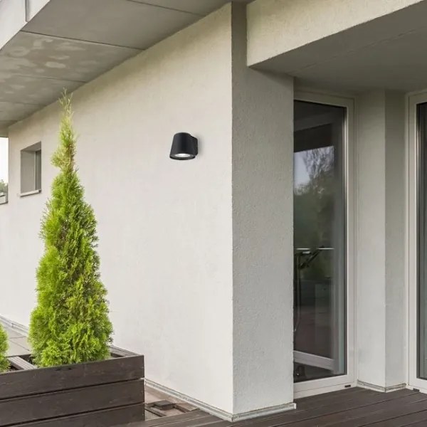 Rabalux - Kültéri fali lámpa 1xGU10/35W/230V IP54 fekete