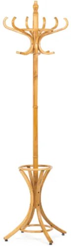 Autronic Ruhaakasztó 185 cm tömörfa barna F-2059 OAK