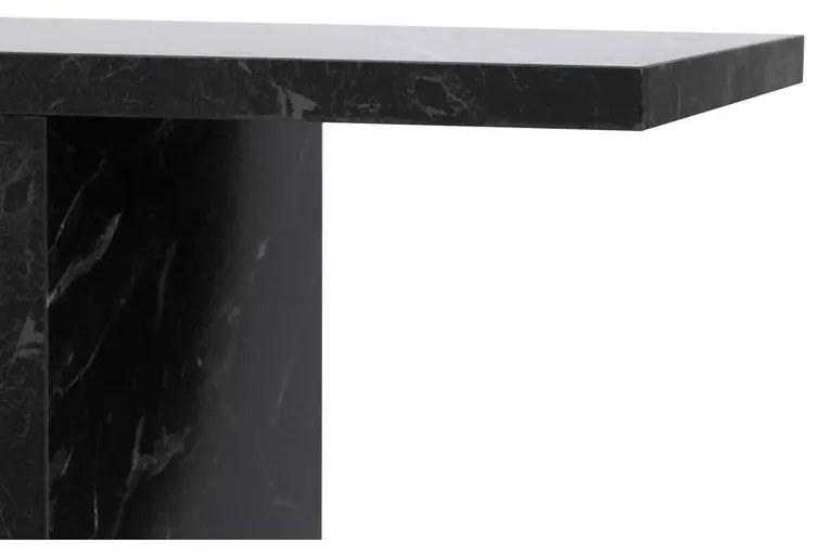 Kis asztal Life - Fekete, Marble
