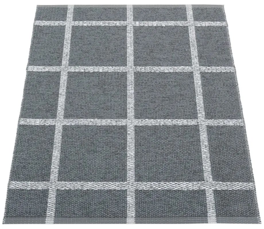 Antracitszürke kültéri-beltéri szőnyeg 70x100 cm Ada Granit – Pappelina