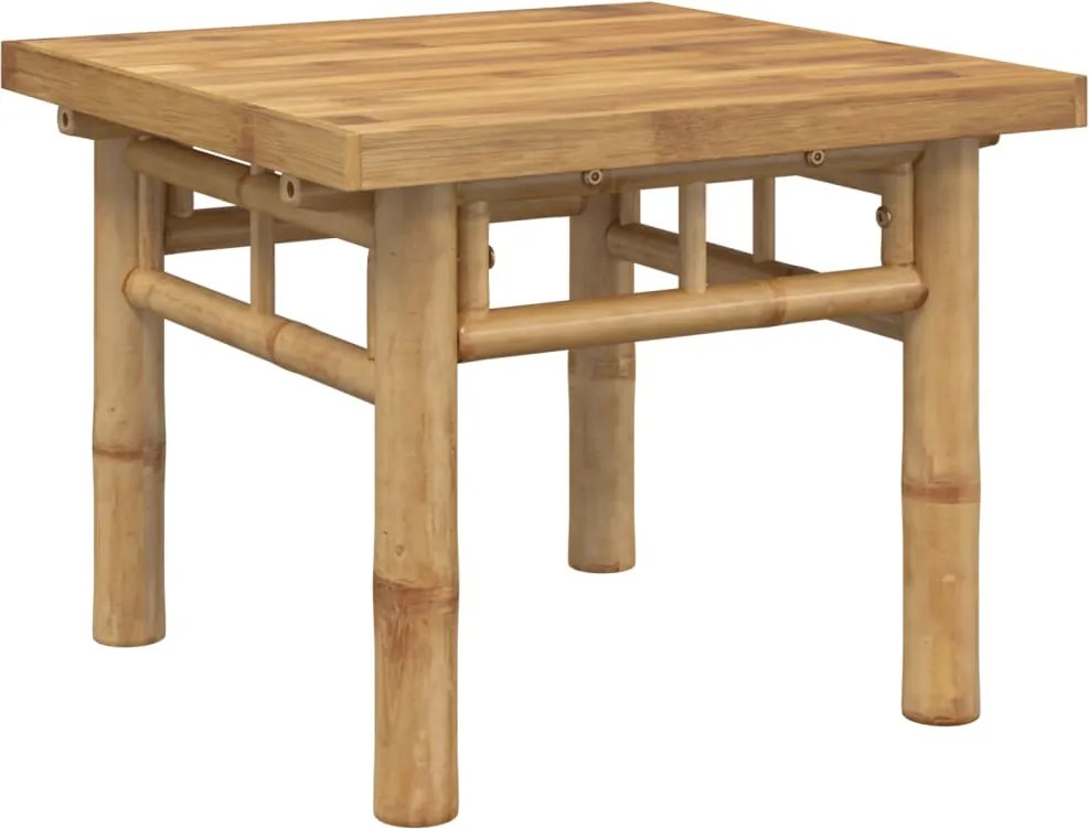 vidaXL bambusz dohányzóasztal 45 x 45 x 35 cm