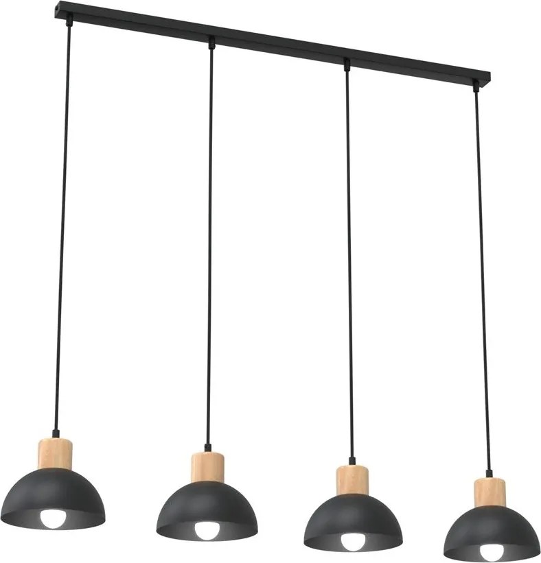 Emibig modern függeszték seco fekete emi1393/4