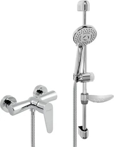 Zuhany csaptelep Novaservis Titania Fresh zuhanyszettel együtt 150 mm króm 96061KIT,0