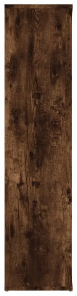 füstös tölgy színű könyvszekrény 50 x 25 x 106 cm