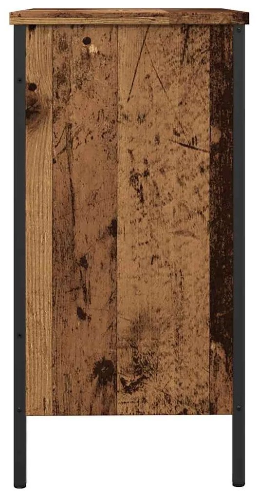 antik fa színű mosdószekrény 60 x 30 x 60 cm