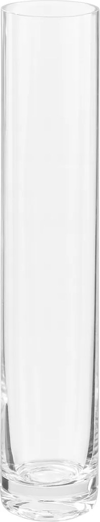 Üvegcső Keskeny magas menzurka henger váza egy virág 20x4,5cm