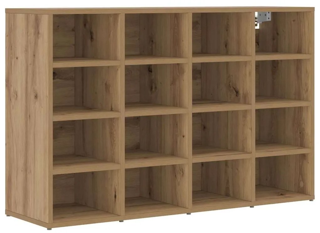 Cipősszekrény polcokkal kézműves tölgy 103 x 30 x 67 cm Faanyag