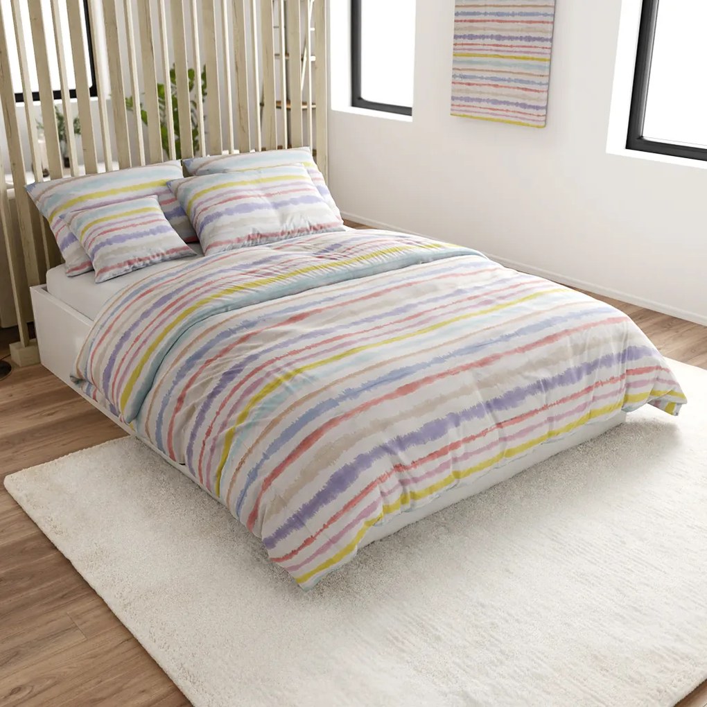 LINKY színes renforcé pamut ágyneműhuzat Ágyneműhuzat mérete: 70 x 90 cm | 140 x 220 cm