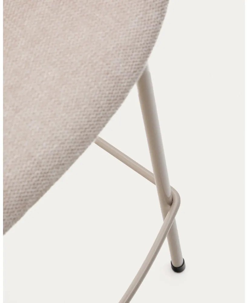 Bézs bárszék (ülésmagasság 65 cm) Yvette – Kave Home