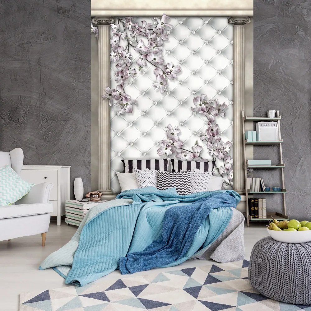 Virágok poszter, fotótapéta, Vlies (206x275 cm, álló)