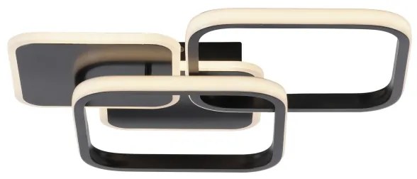 Leuchten Direkt 14117-18 - LED Mennyezeti lámpa SEVENT LED/36W/230V fekete