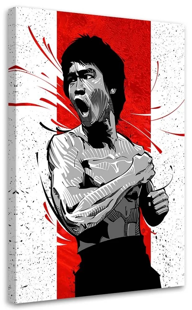Gario Vászonkép Bruce Lee sárkányos története - Nikita Abakumov Méret: 70 x 100 cm