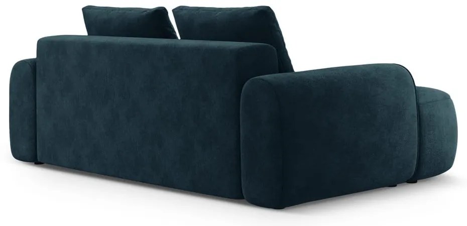 Petróleum színű bársony kanapé 200 cm Linz – Cosmopolitan Design