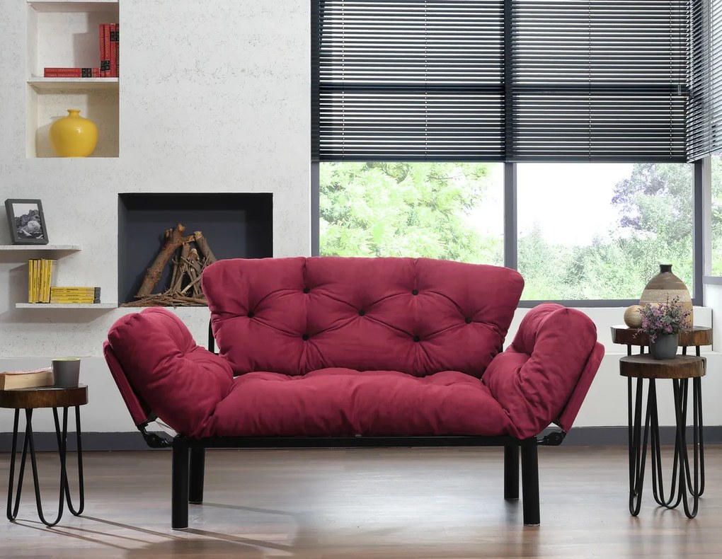 Kanapéágy Nitta Maroon