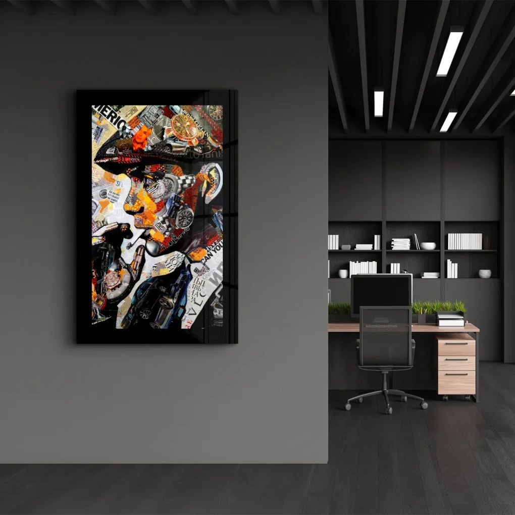 SPR-1135 edzett üvegkép, 46 x 72 cm