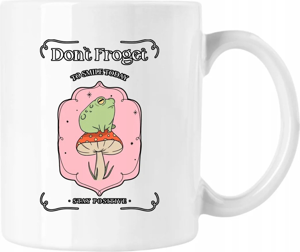 Bögre Béka aranyos 1 Fehér 330ml