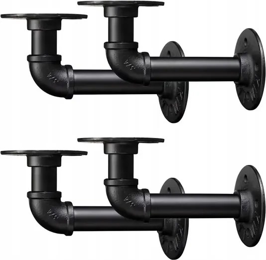 Polctartók Loft Retro stílus 4db