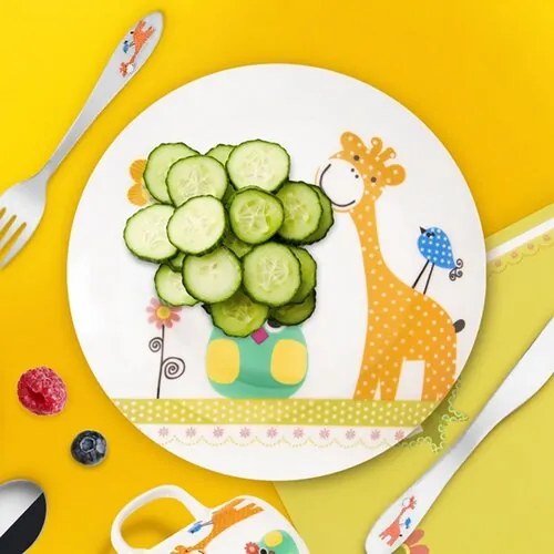 Orion Gyerek sekély tányér Zsiráf, 21 cm