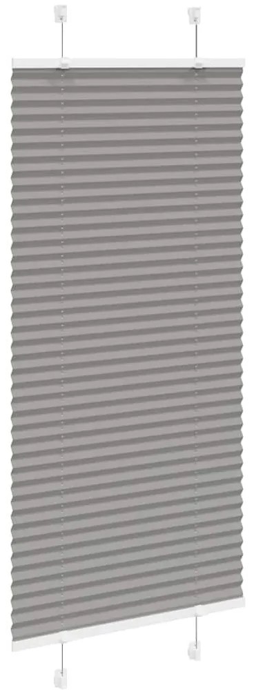 pliszírozott redőny antracit 60x100 cm szövetszélesség 59,4 cm