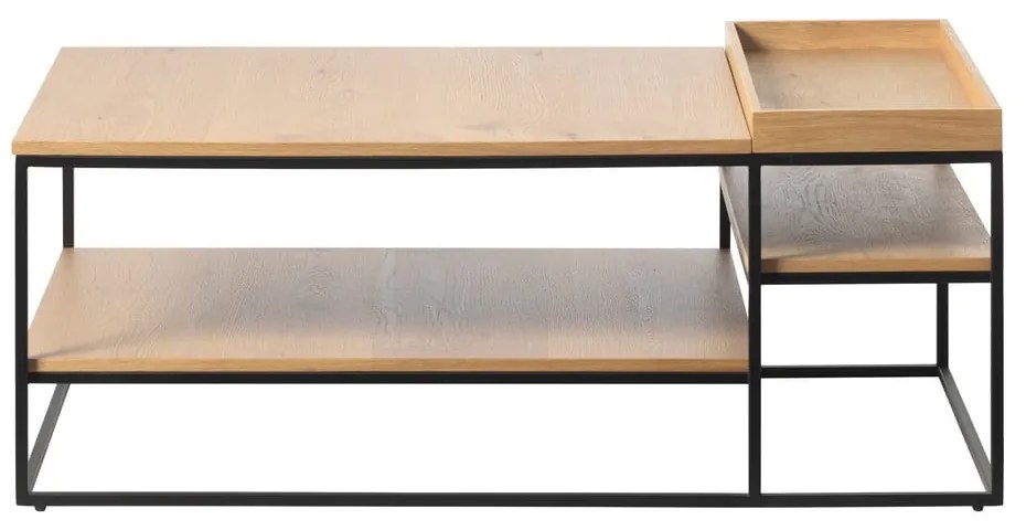 Natúr színű dohányzóasztal 70x120 cm Rivoli – Unique Furniture