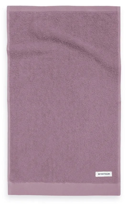 Tom Tailor Cozy Mauve törölköző, 30 x 50 cm