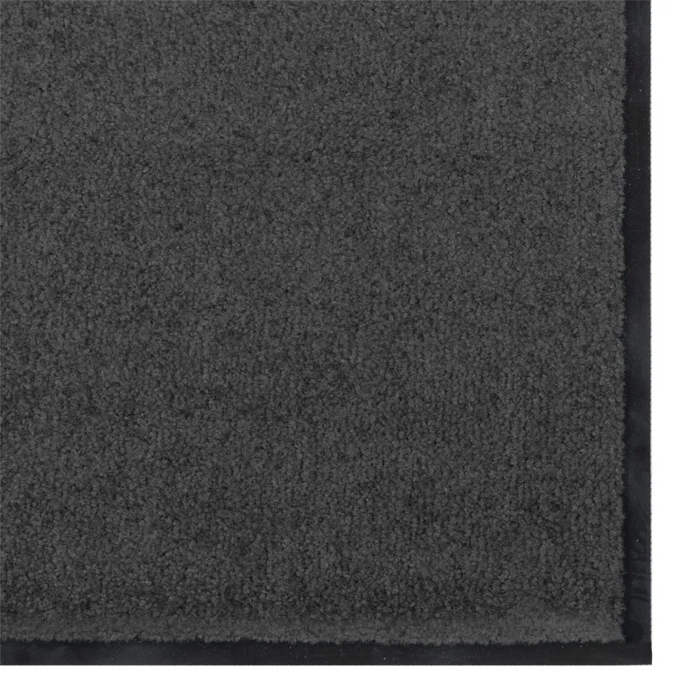 Négyszögletes lábtörlő antracit 120x300 cm