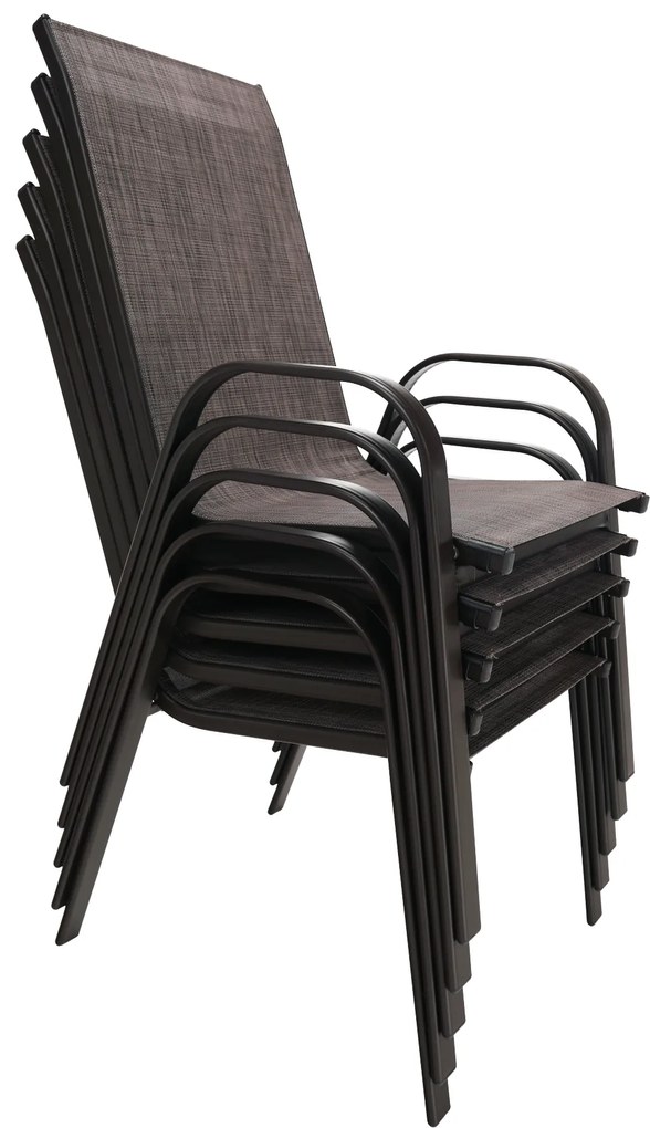 AKCIÓ Barna egymásra rakható szék ALDERA II. osztály