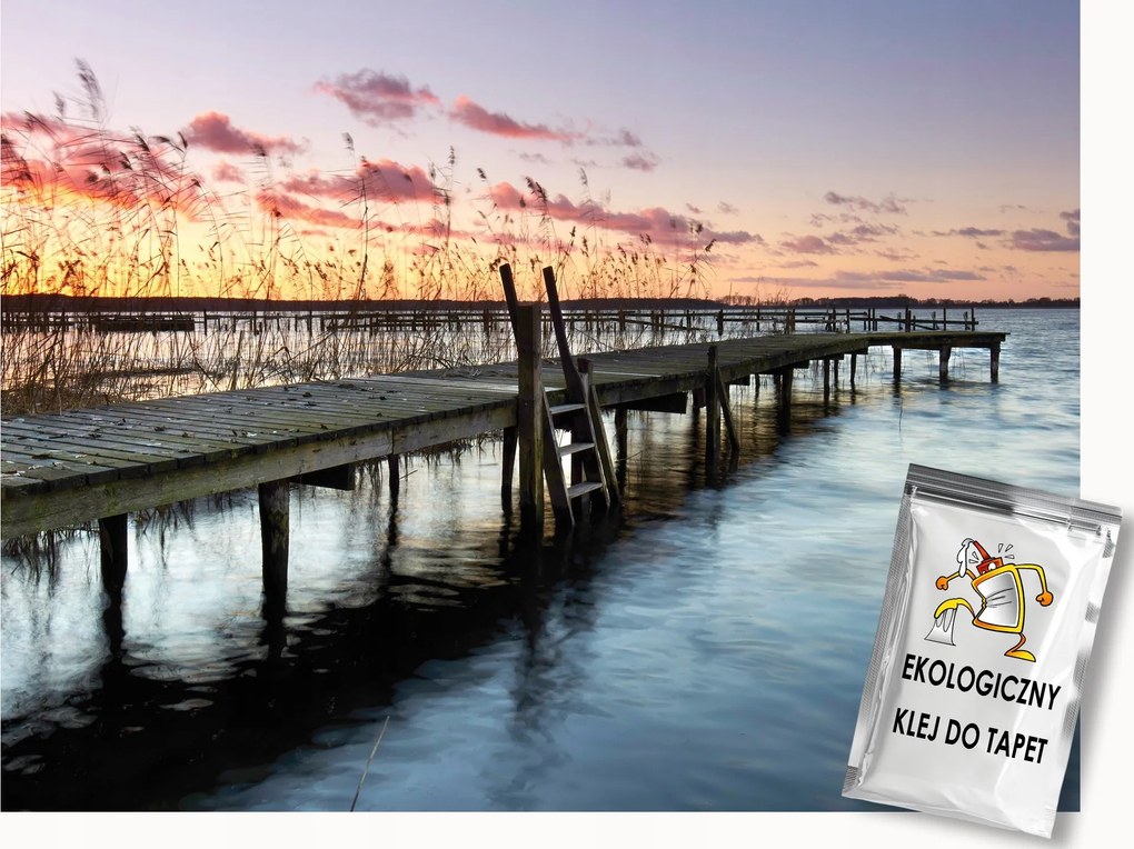 Fotótapéta Flizelina Tájkép Természet Híd Naplemente 250x175 ragasztó