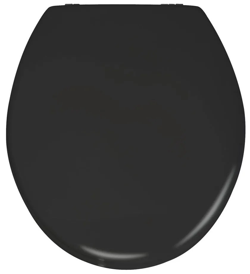 Prima matt fekete WC-ülőke, 41 x 38 cm - Wenko