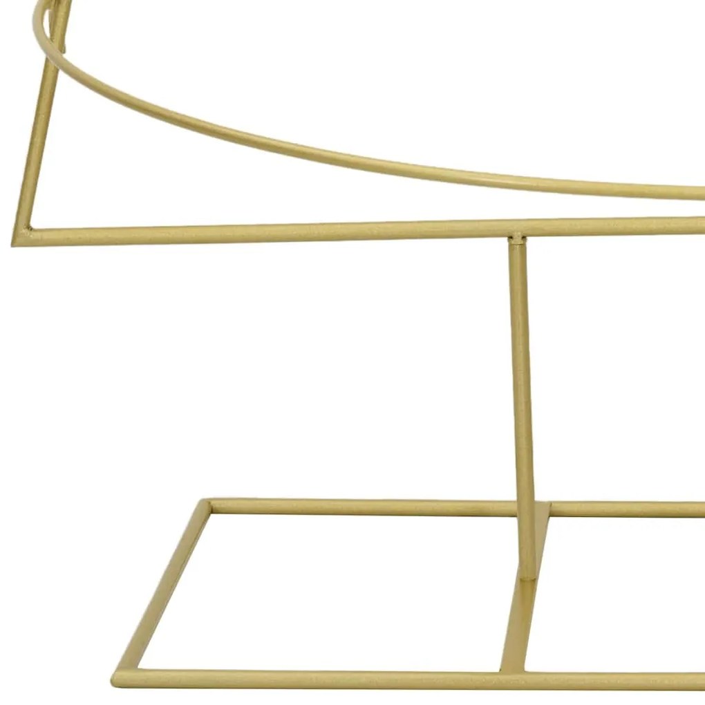 Fém karácsonyfa állvánnyal Arany 180 cm Porszórt Acél