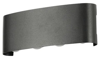 Brilagi - LED kültéri fali lámpatest FLAREBOX LED/8W/230V fekete IP65