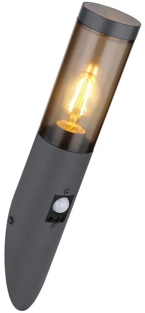 Globo 3157SAS- Kültéri fali lámpa érzékelővel BOSTON 1xE27/60W/230V IP44