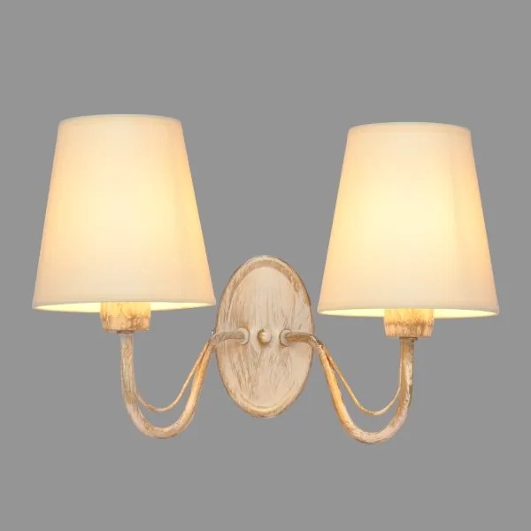 Fali lámpa MALBO 2xE27/15W/230V bézs