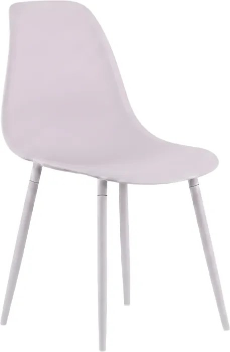 Étkezőszék OSAKA műanyag, rózsaszürke