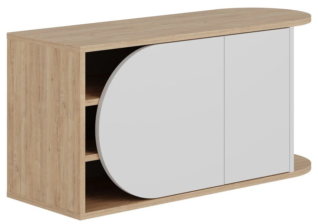 Cipőtároló Nova Shoe Bench - Oak, White
