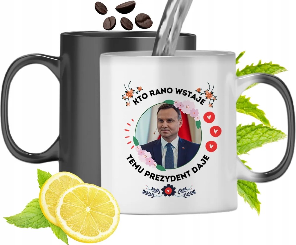 Duda András Színváltó Mágikus Bögre fényképes nyomtatással