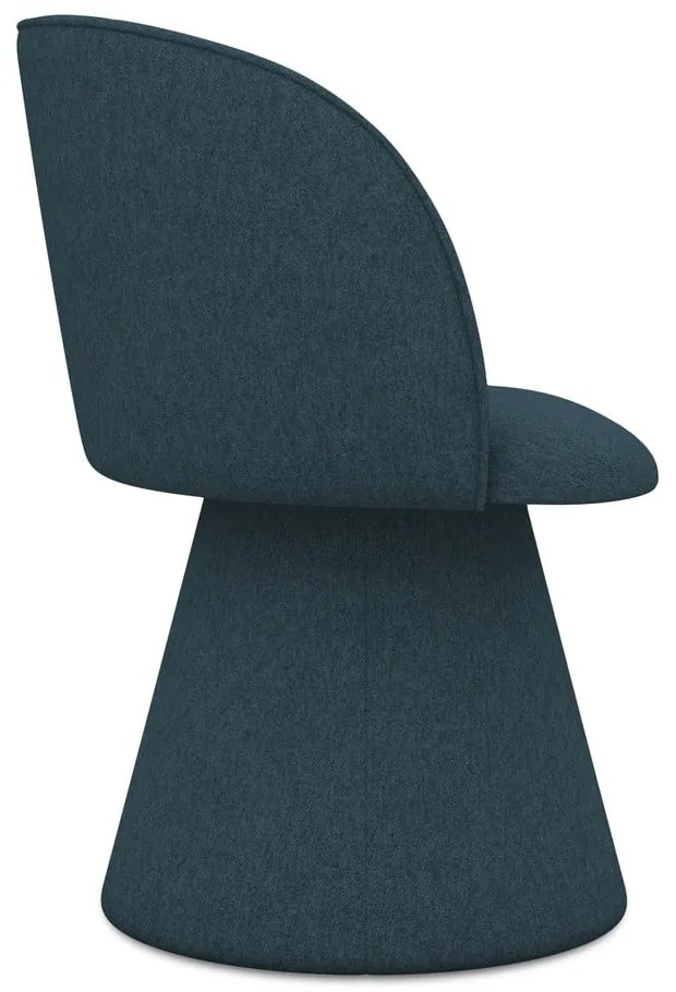 Petróleum színű kárpitozott étkezőfotel Maia – Makamii