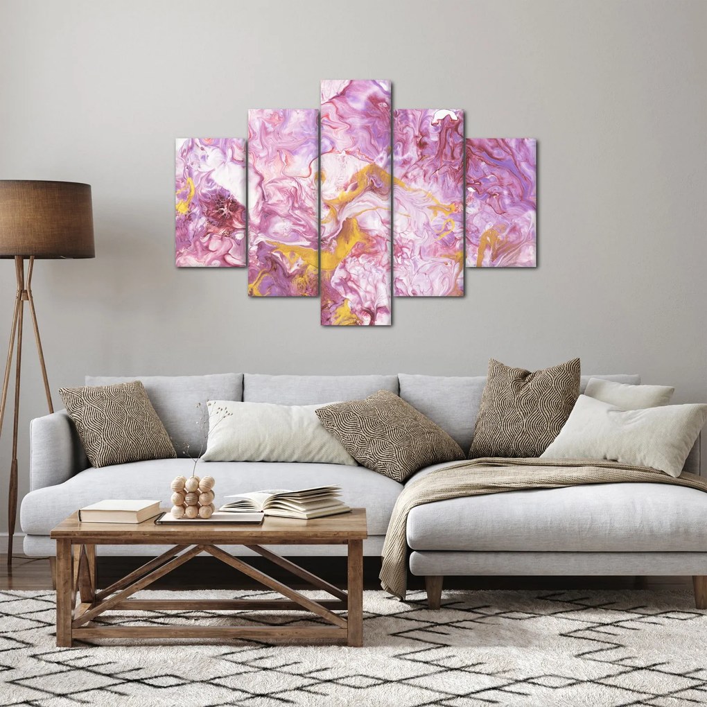 Kép - Rózsaszín absztrakció (150x105 cm)