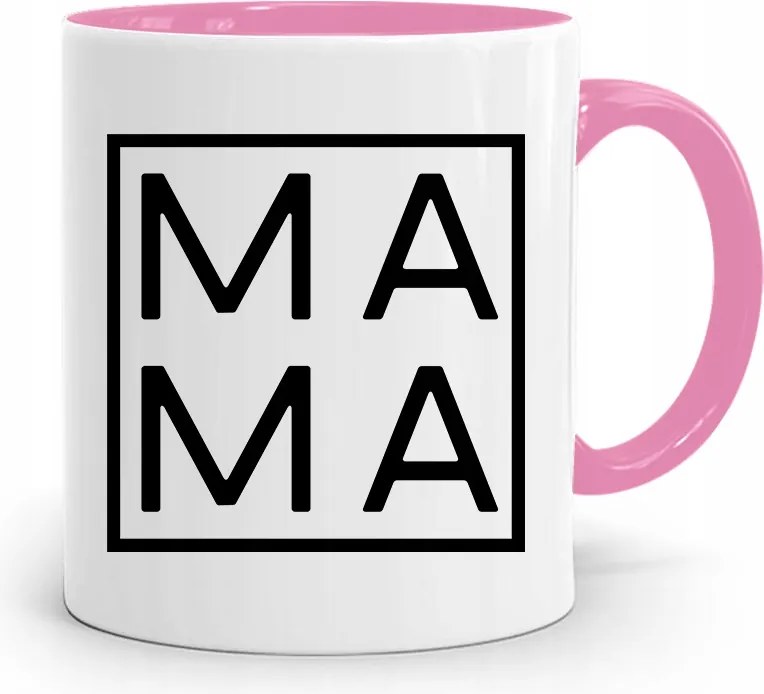 Rózsaszín Bögre Ajándék Anyukáknak Ajándék fényképes nyomattal