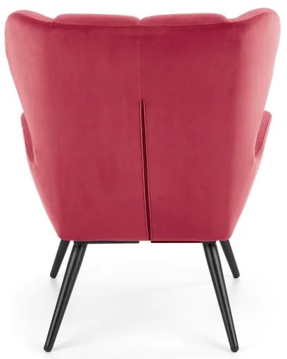Fotel CHATEU sötétvörös